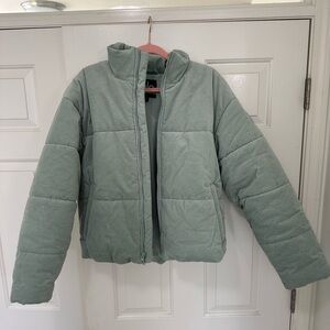 ALO Yoga - Icy Sage - Corduroy Stage Puffer